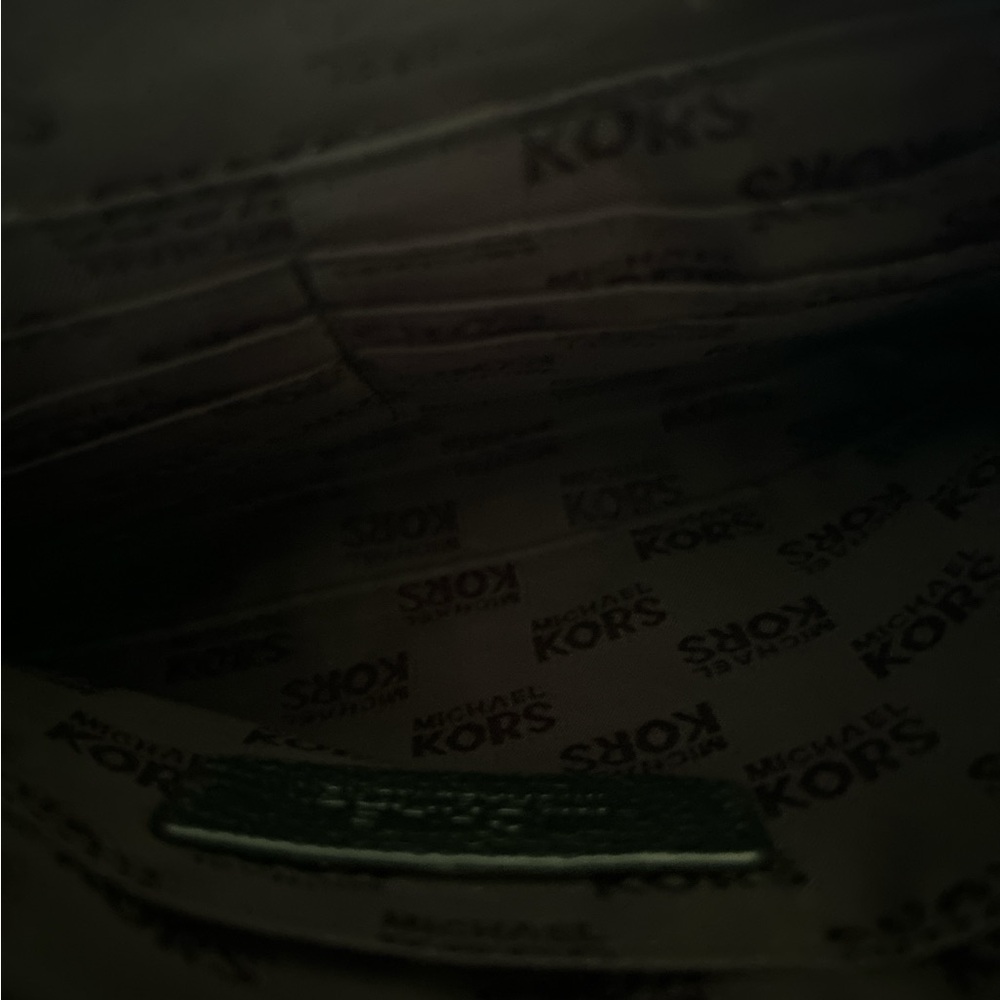 Michael Kors, Solid Black Leather Clutch - image 2